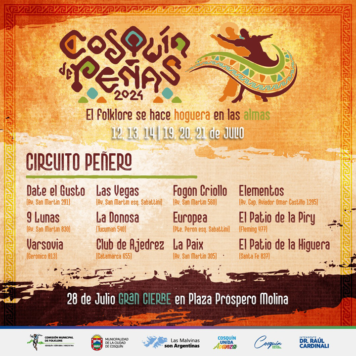 Grinfeld - Cosquin de Peñas 2024 - Circuito Peñero